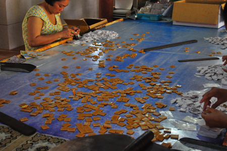 Coconut candy workshop in Mekong Delta